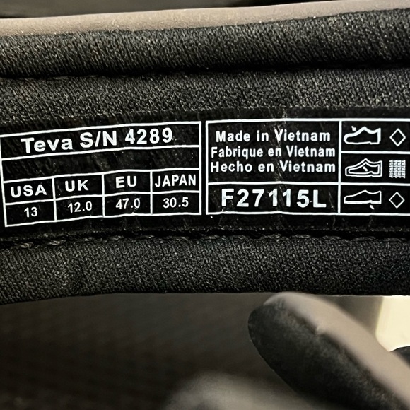 TEVA Minam River Sandals Strappy Open Toe Waterproof Outdoor Hiking Mens 13 - Picture 12 of 12